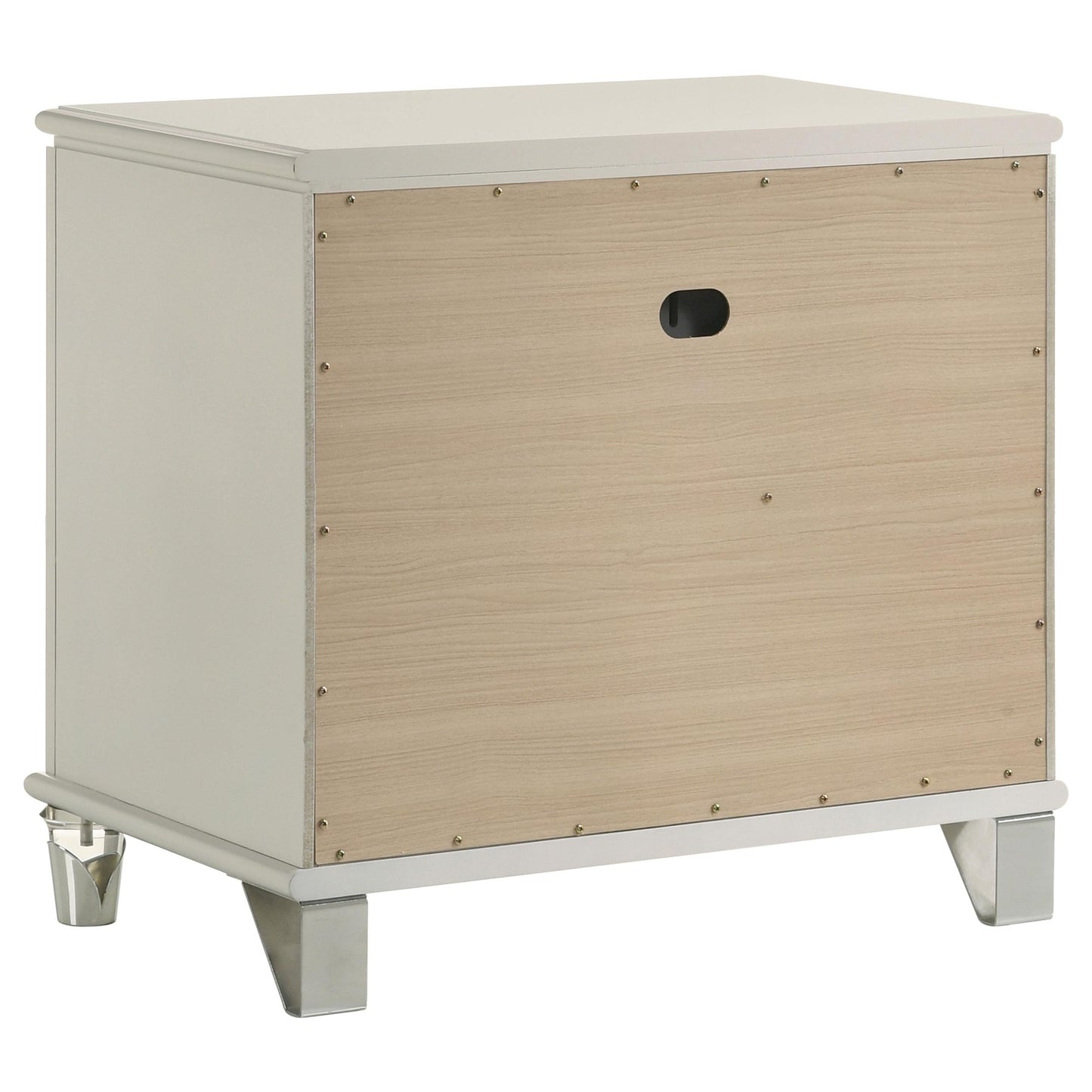 Olivia Nightstand in Pearl White - Coaster Furniture
