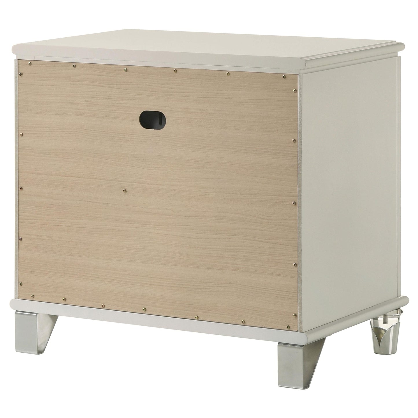 Olivia Nightstand in Pearl White - Coaster Furniture