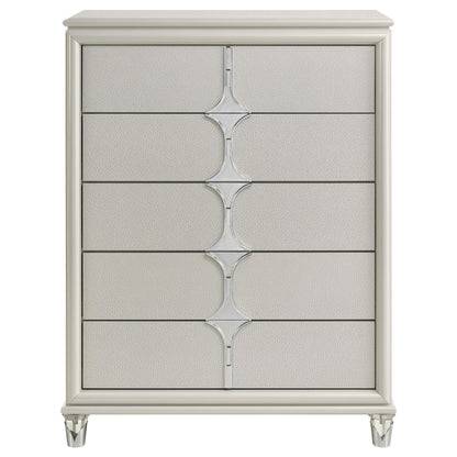 Olivia Chest in Pearl White - Coaster Furniture