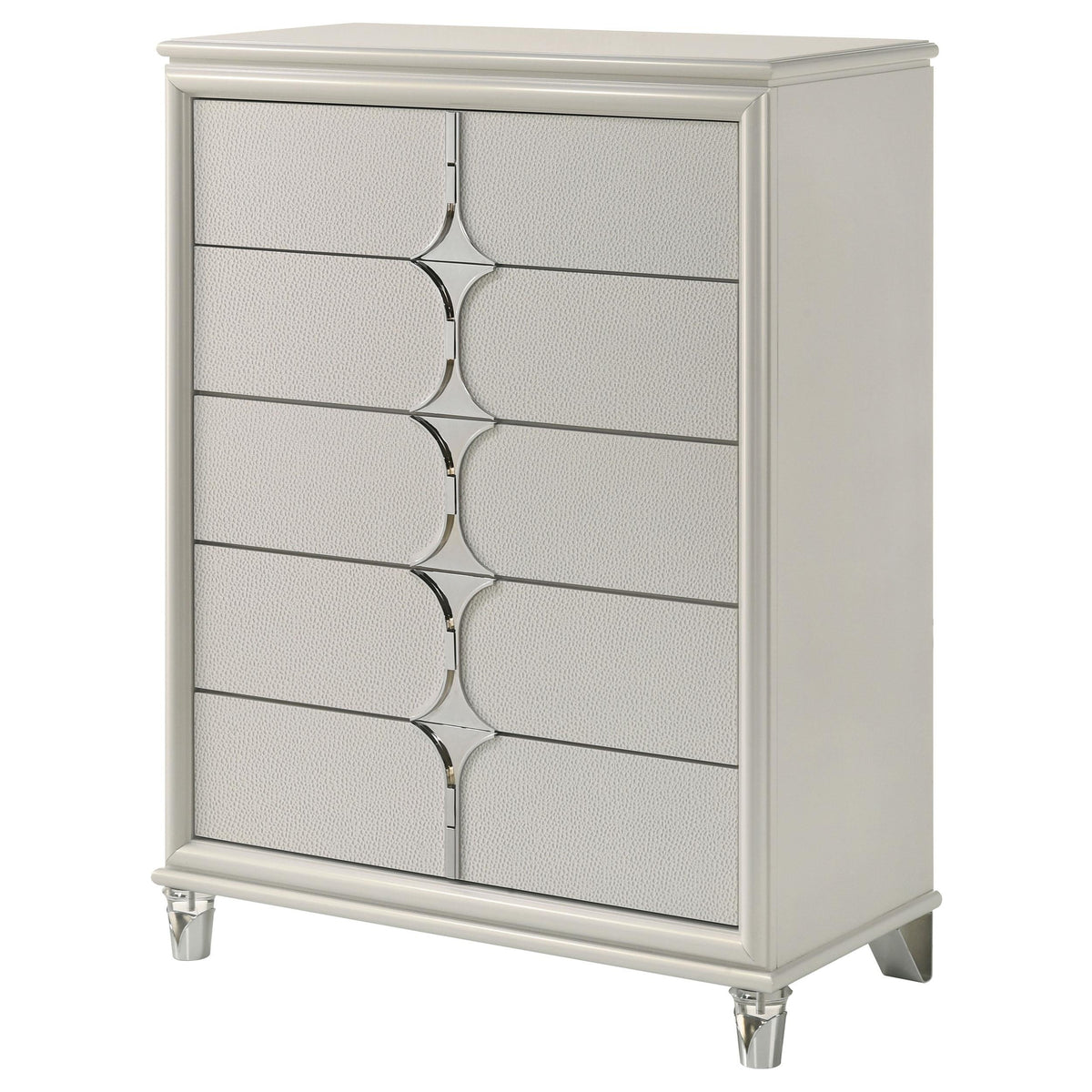 Olivia Chest in Pearl White - Coaster Furniture