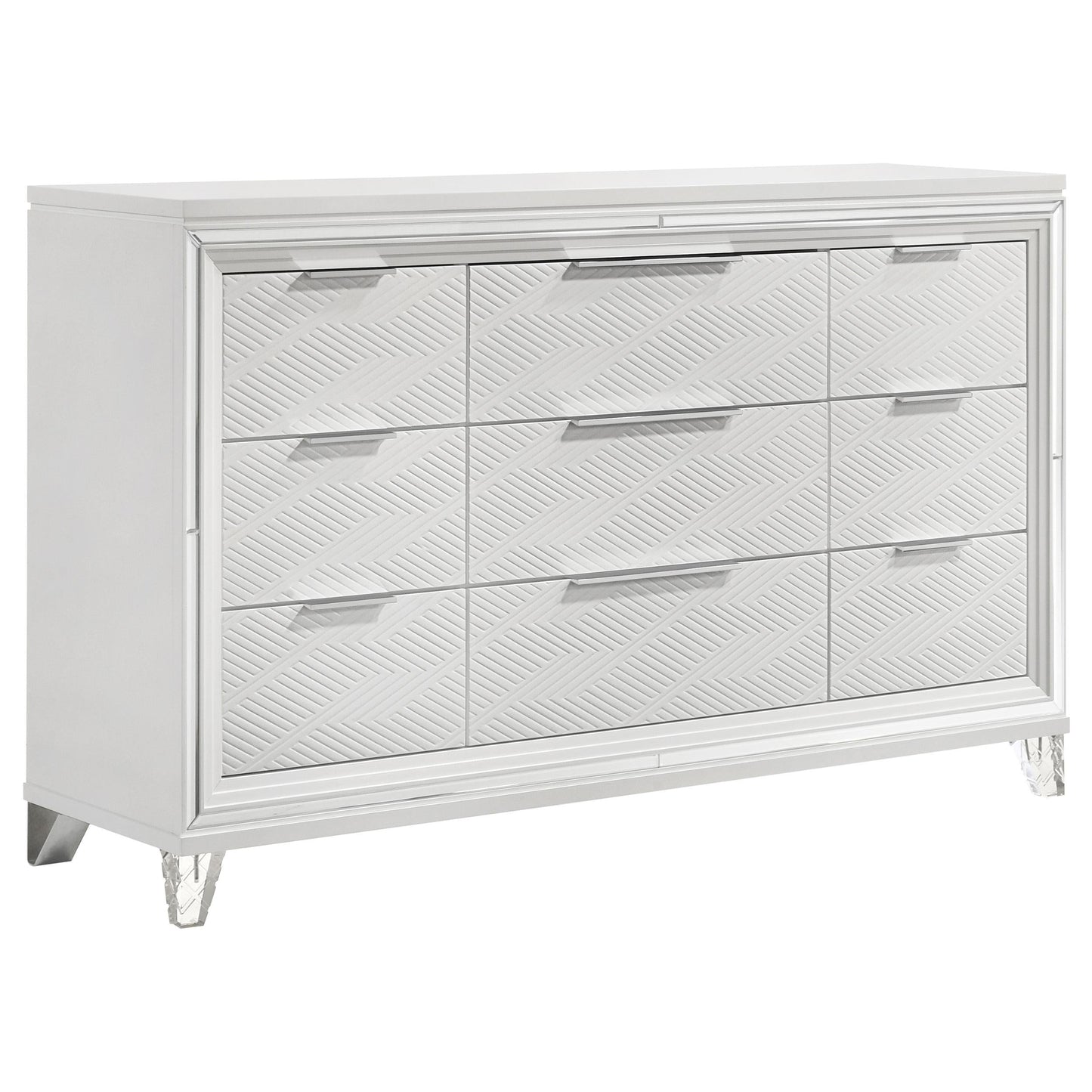 Marmore Bed 4-Piece Set in White