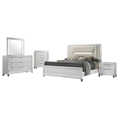 Marmore Bed 5-Piece Set in White