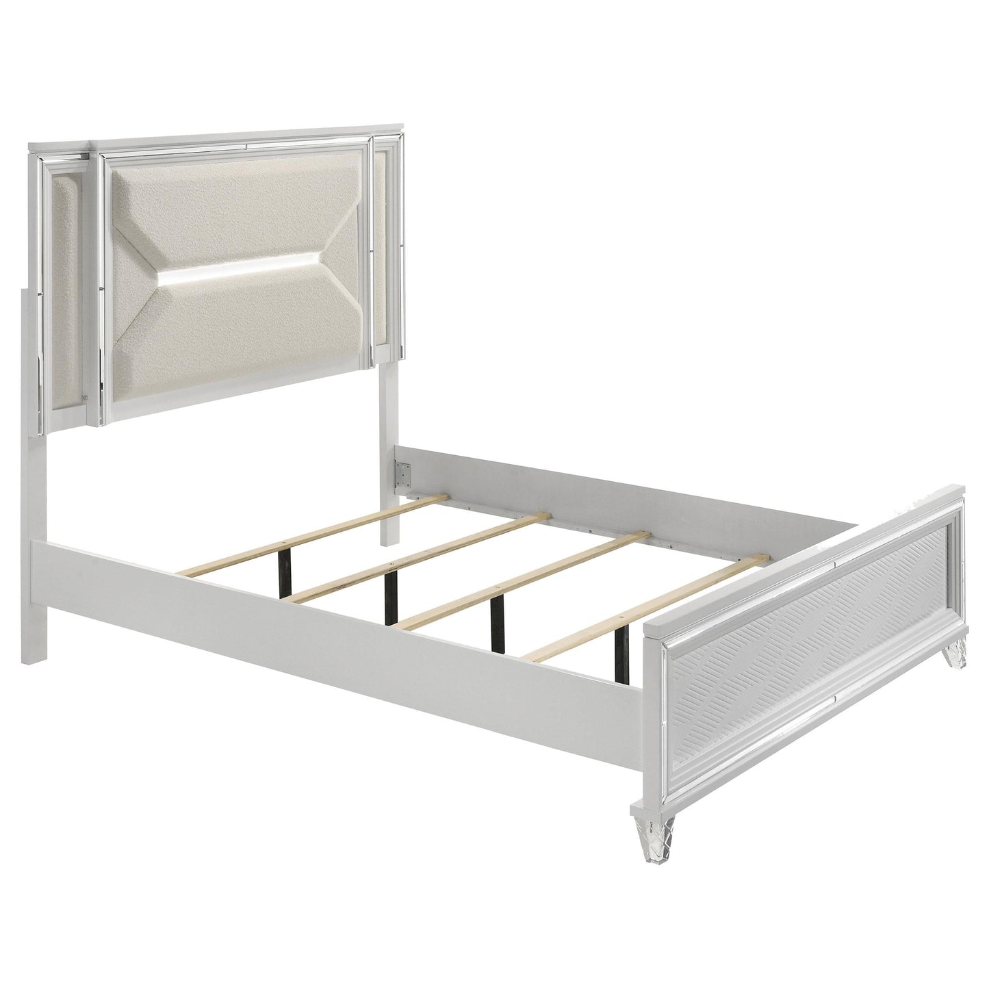 Marmore Bed 4-Piece Set in White
