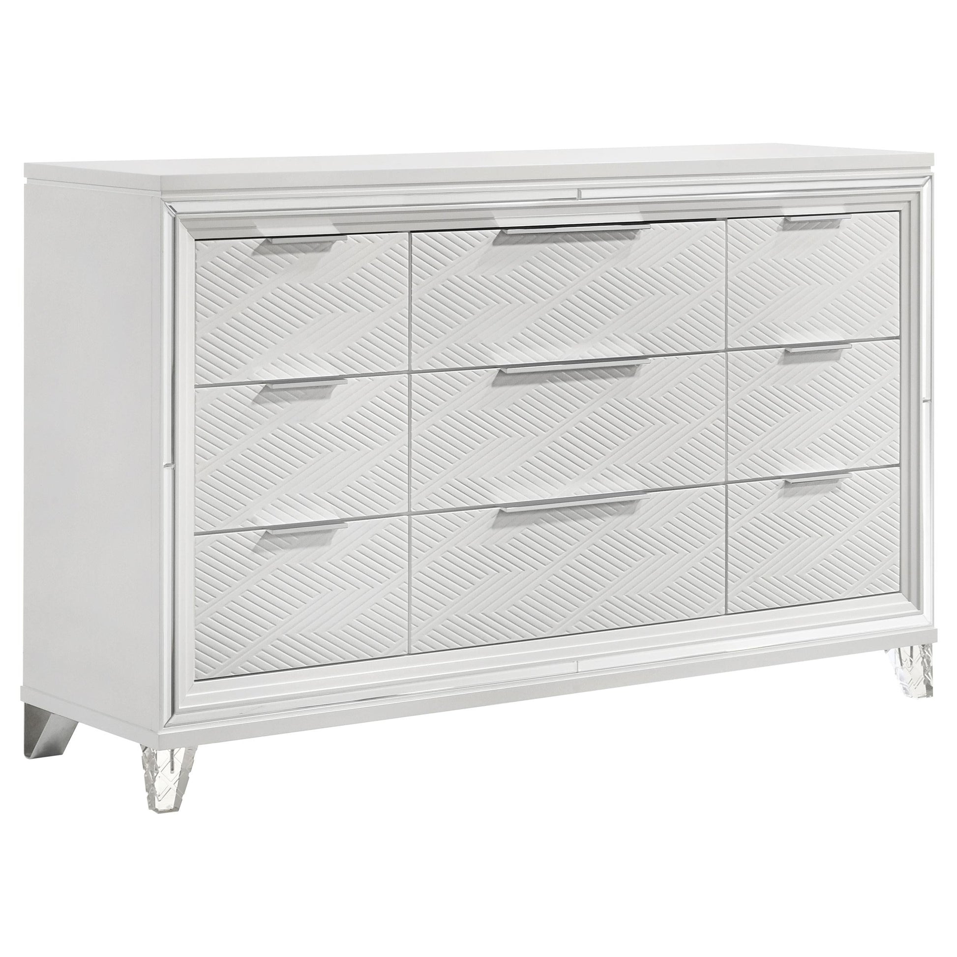 Marmore Bed 4-Piece Set in White