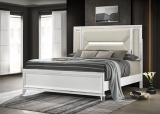 Marmore Bed in White