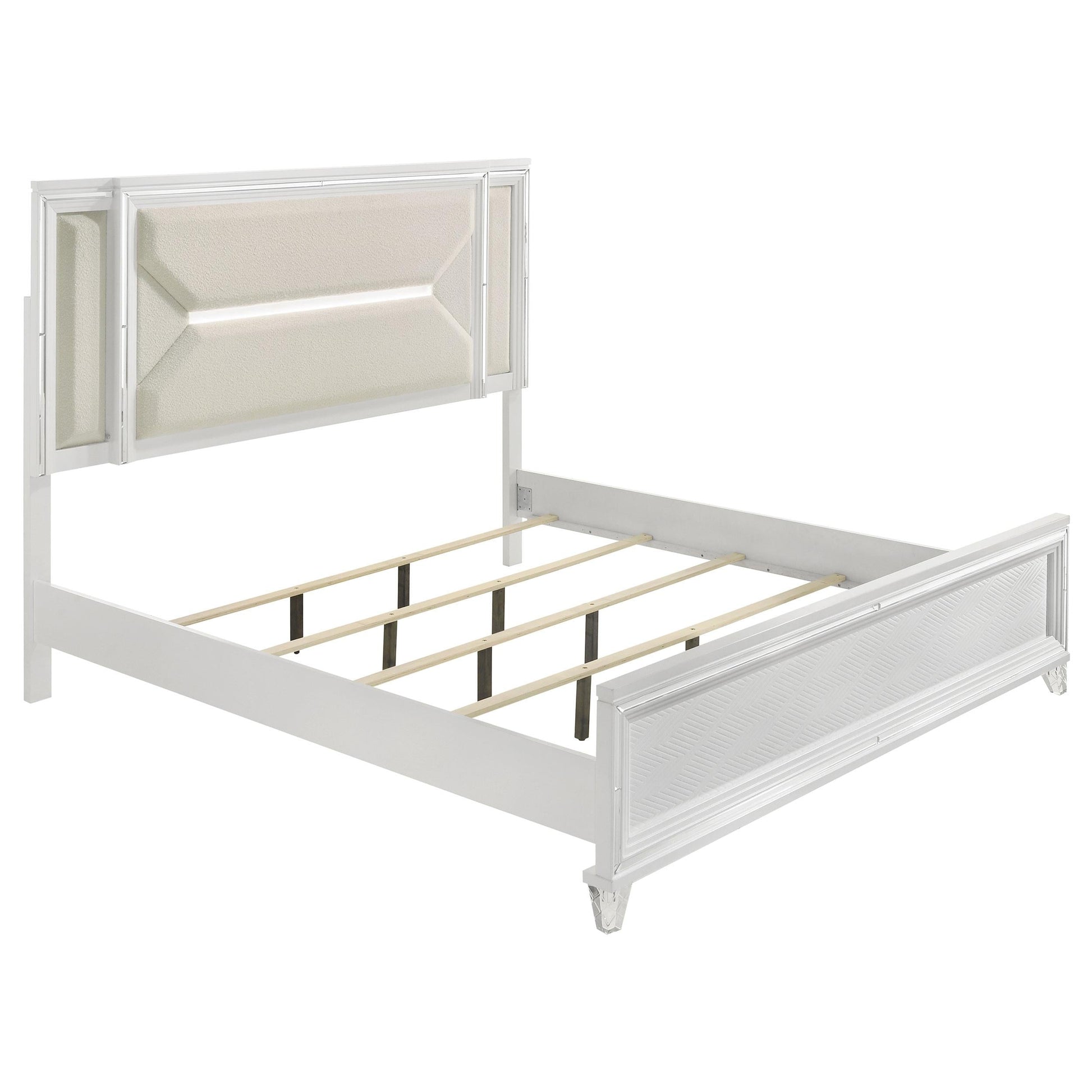 Marmore Bed in White