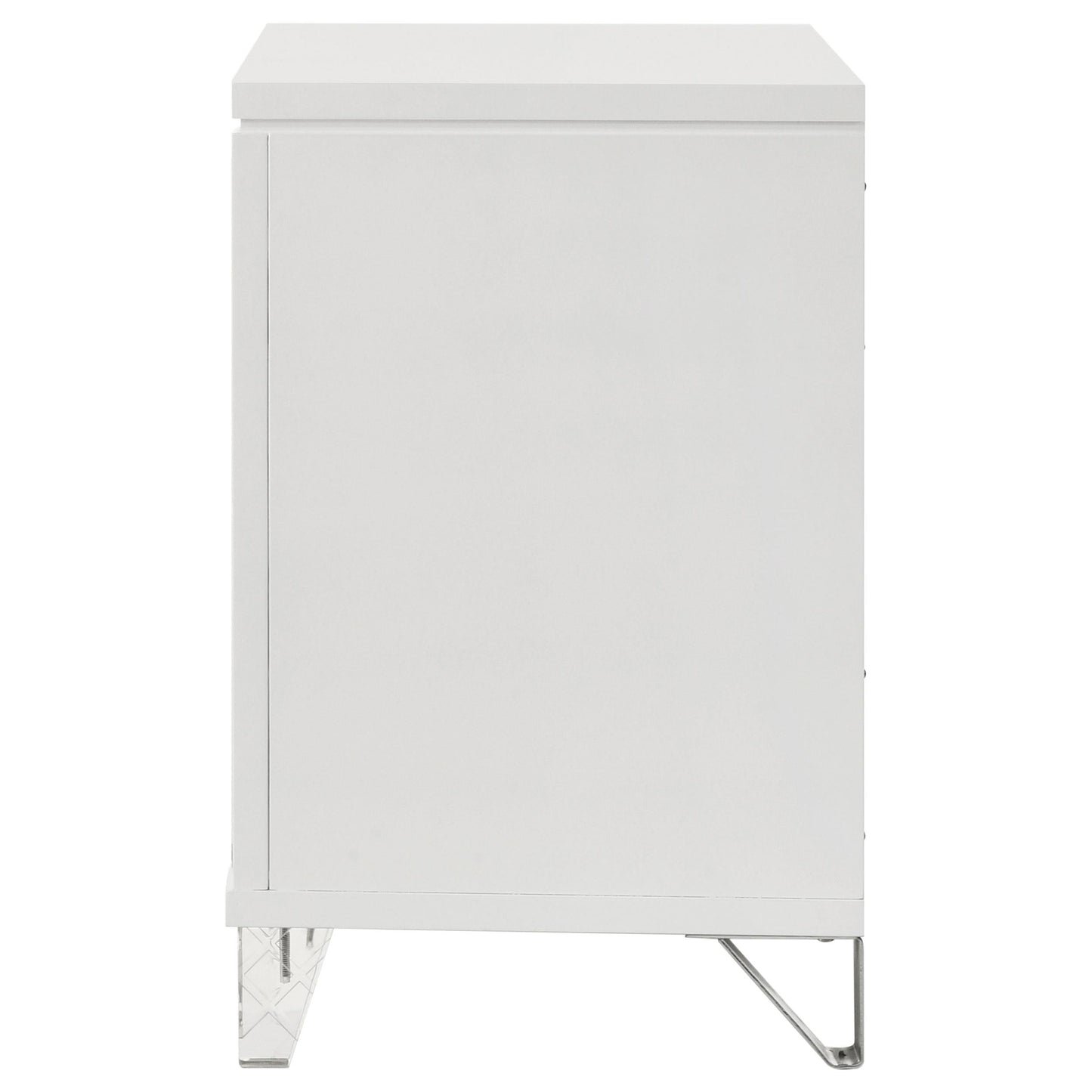 Marmore Nightstand in White - Coaster Furniture