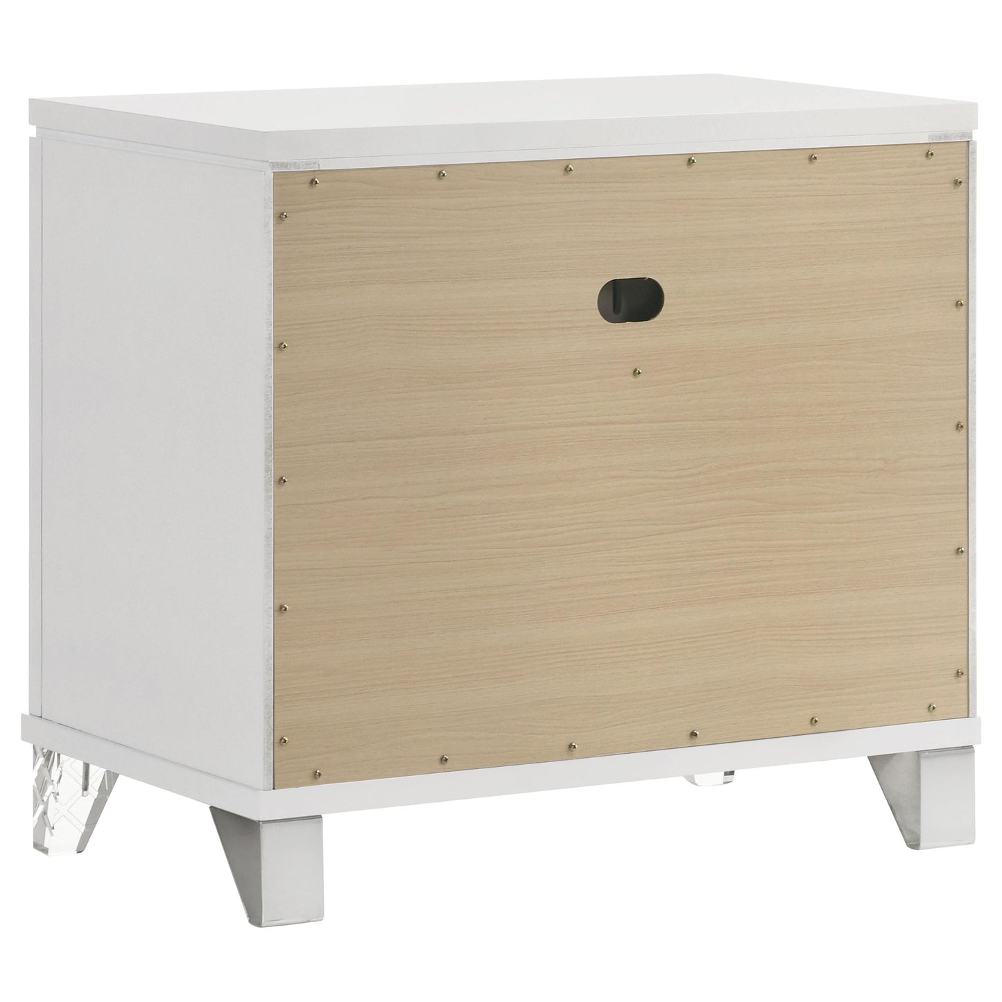 Marmore Nightstand in White - Coaster Furniture