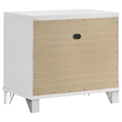Marmore Nightstand in White - Coaster Furniture