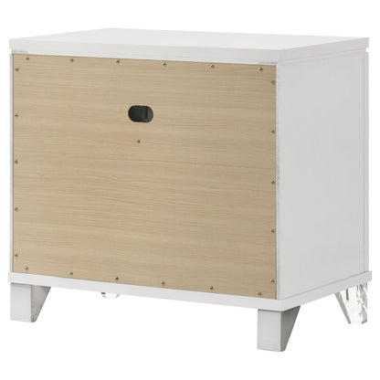 Marmore Nightstand in White - Coaster Furniture
