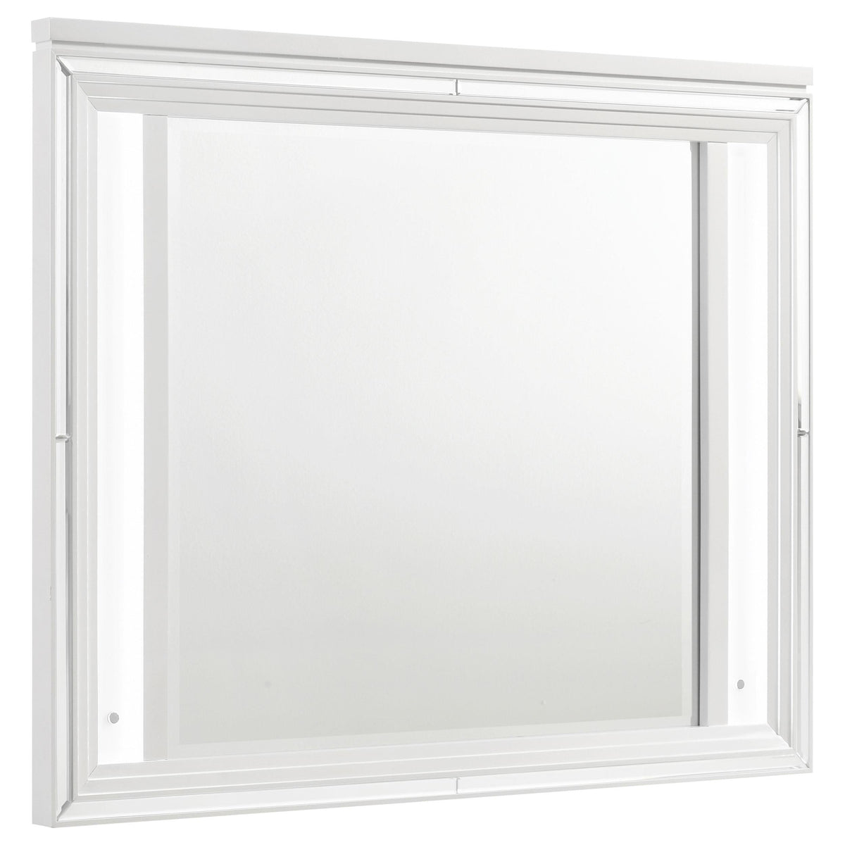 Marmore Dresser Mirror in White - Coaster Furniture