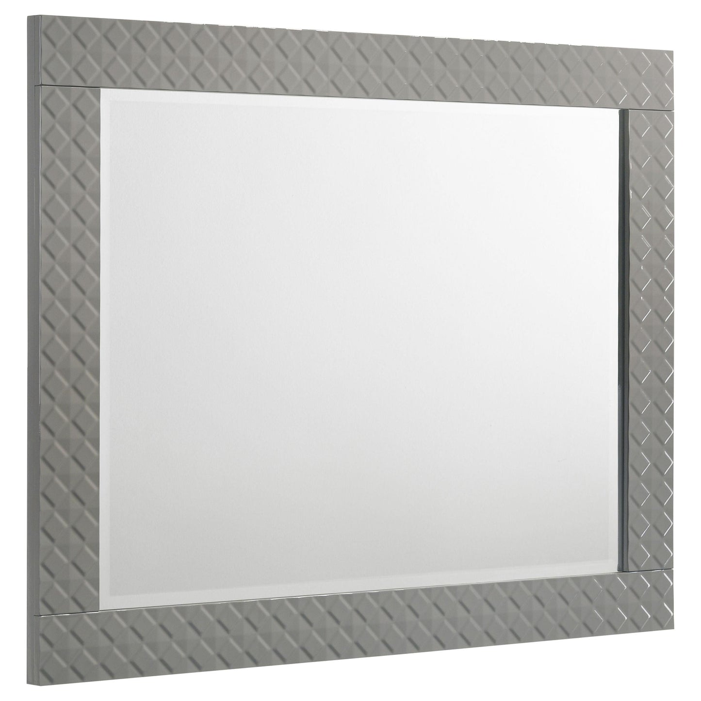 Ives Dresser Mirror - Grey High Gloss