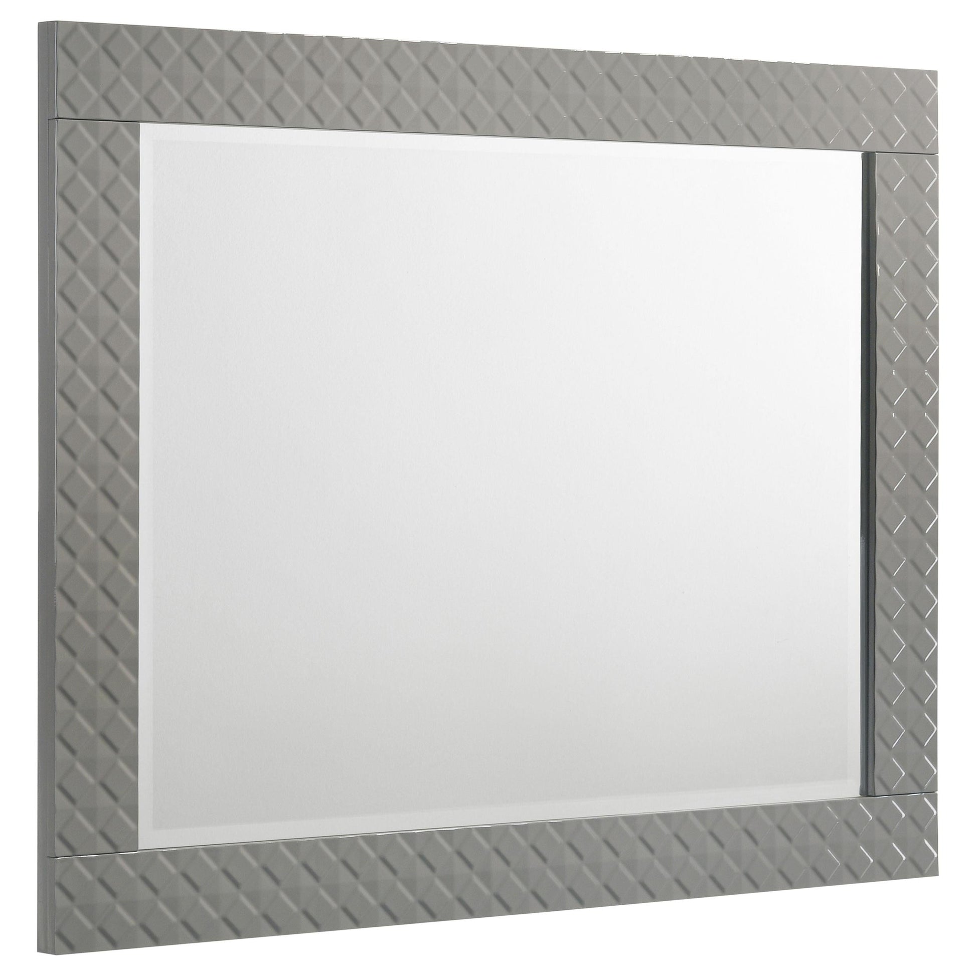 Ives Dresser Mirror - Grey High Gloss