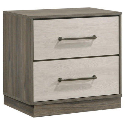Fenwick Bed 4-Piece Set in Grey Oak