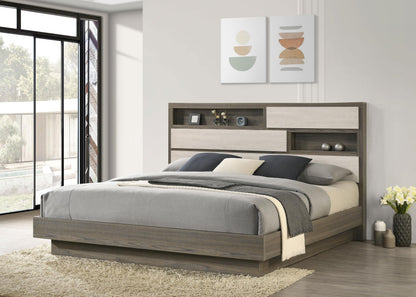 Fenwick Bed in Grey Oak
