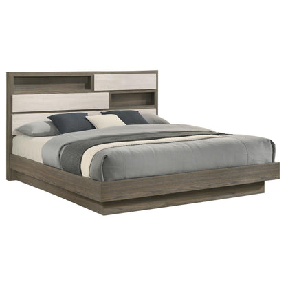 Fenwick Bed in Grey Oak
