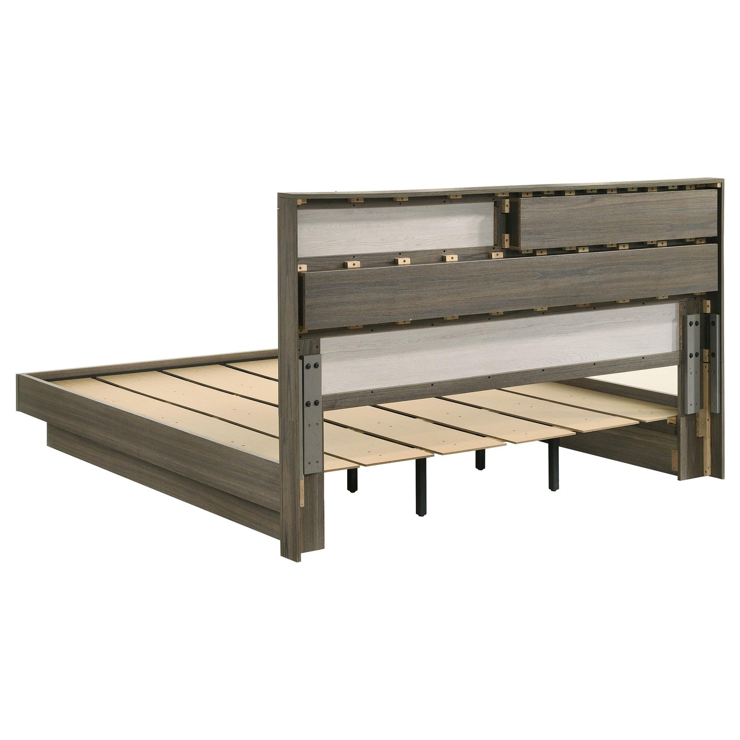 Fenwick Bed in Grey Oak
