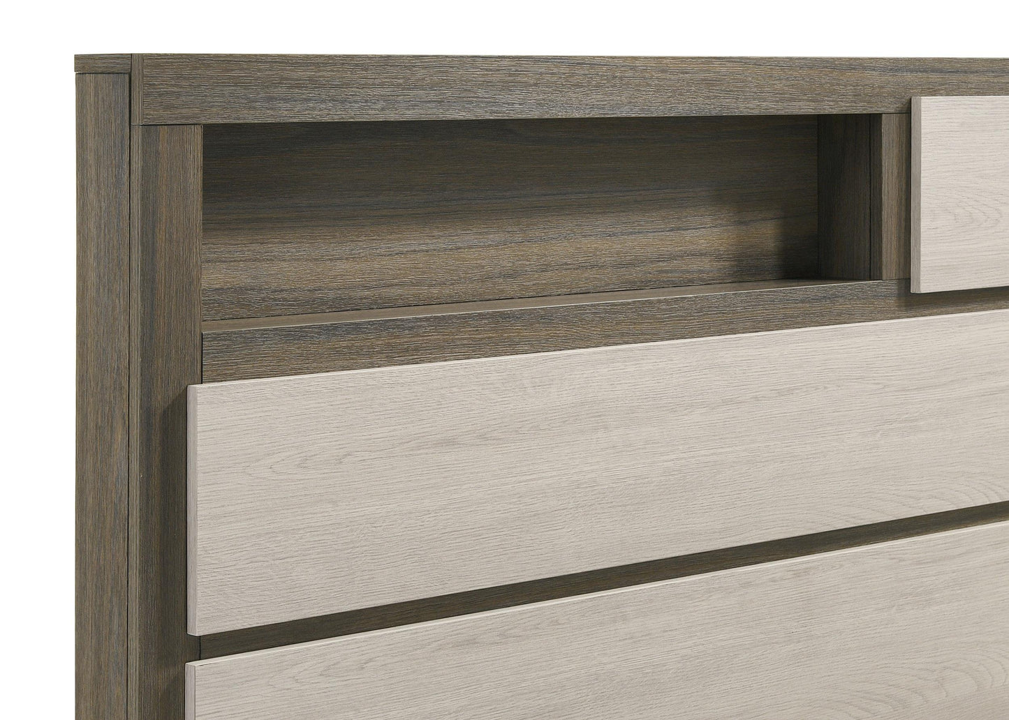 Fenwick Bed in Grey Oak