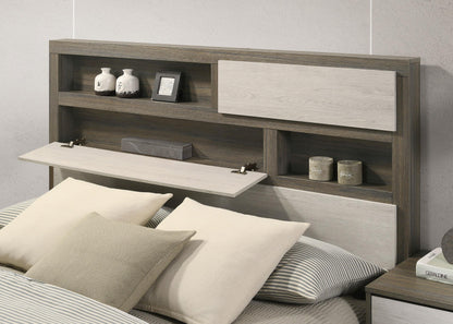 Fenwick Bed in Grey Oak