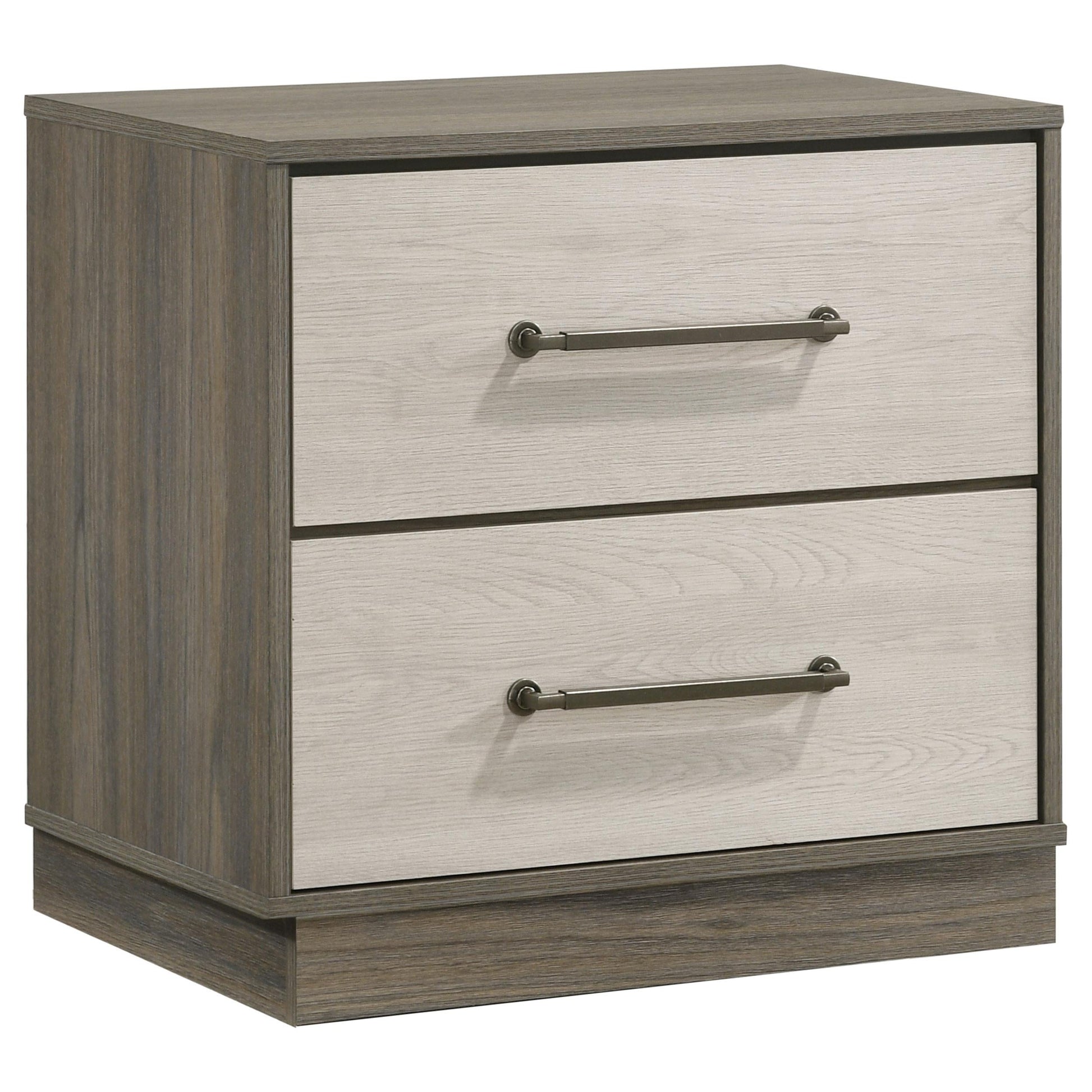 Fenwick Bed 5-Piece Set in Grey Oak