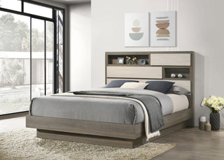 Fenwick Bed in Grey Oak