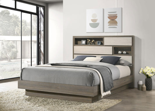 Fenwick Bed in Grey Oak
