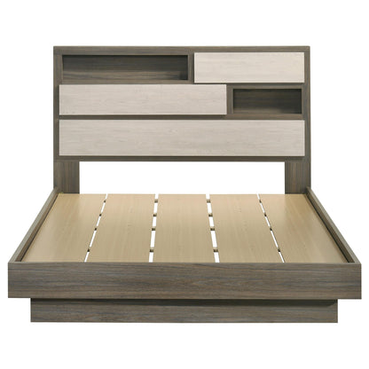 Fenwick Bed in Grey Oak