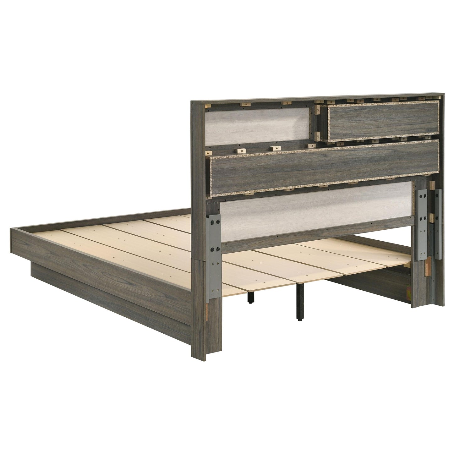 Fenwick Bed in Grey Oak