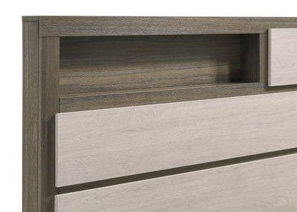 Fenwick Bed in Grey Oak