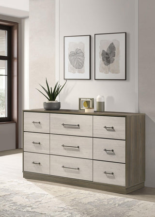 Fenwick Dresser in Grey Oak - Coaster Furniture