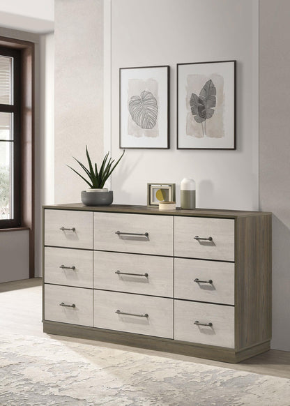 Fenwick Dresser in Grey Oak - Coaster Furniture