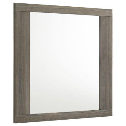 Fenwick Dresser Mirror in Grey Oak - Coaster Furniture