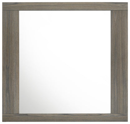 Fenwick Dresser Mirror in Grey Oak - Coaster Furniture