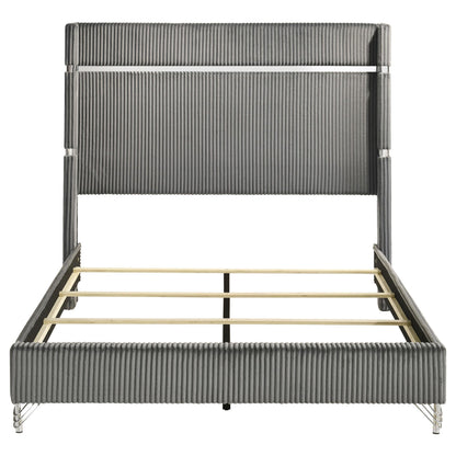 Lucia Queen Bed - Grey