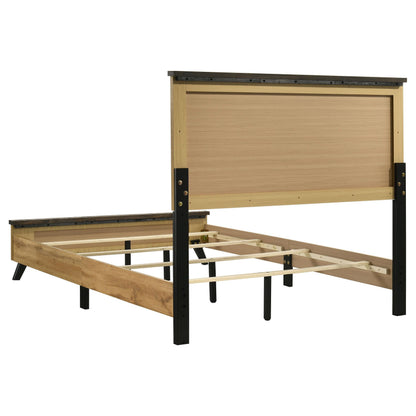 Kaywood Bed 5-Piece Set in Weathered Brown