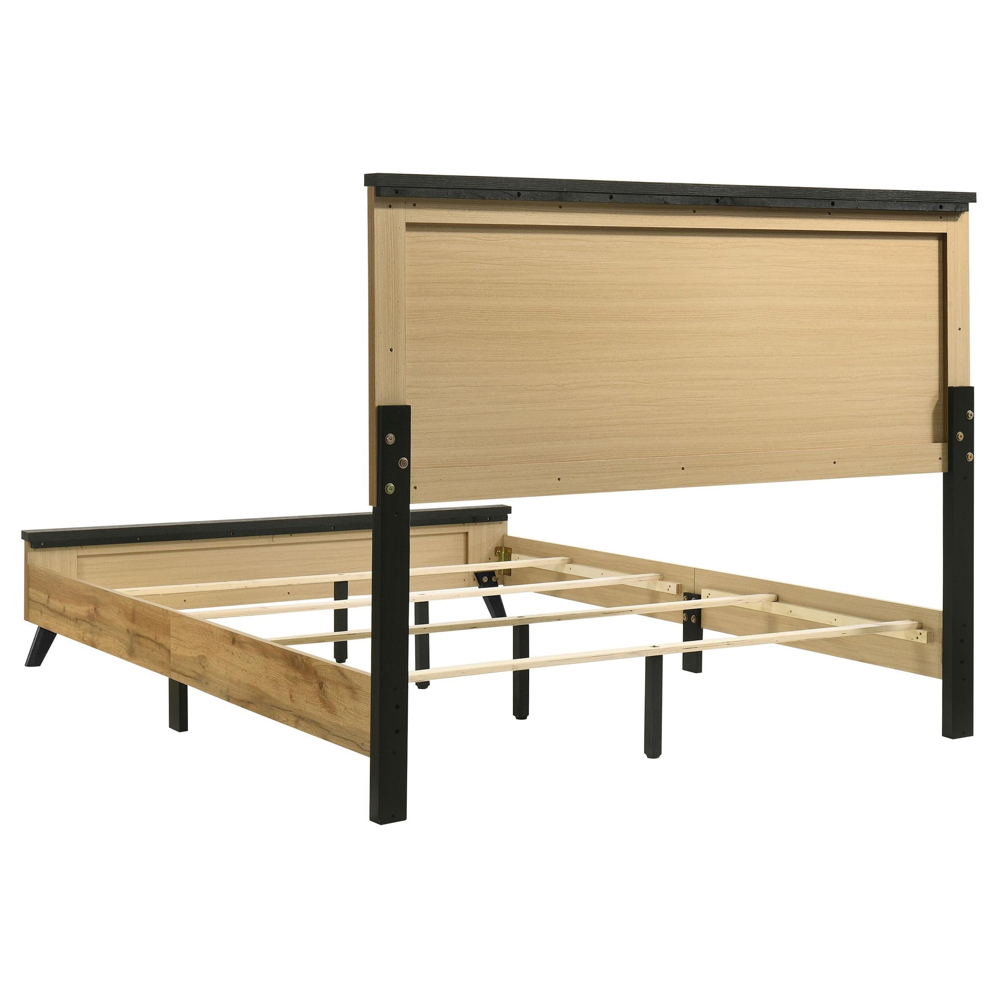 Kaywood Bed 5-Piece Set in Weathered Brown
