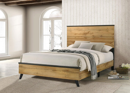 Kaywood Bed in Weathered Brown