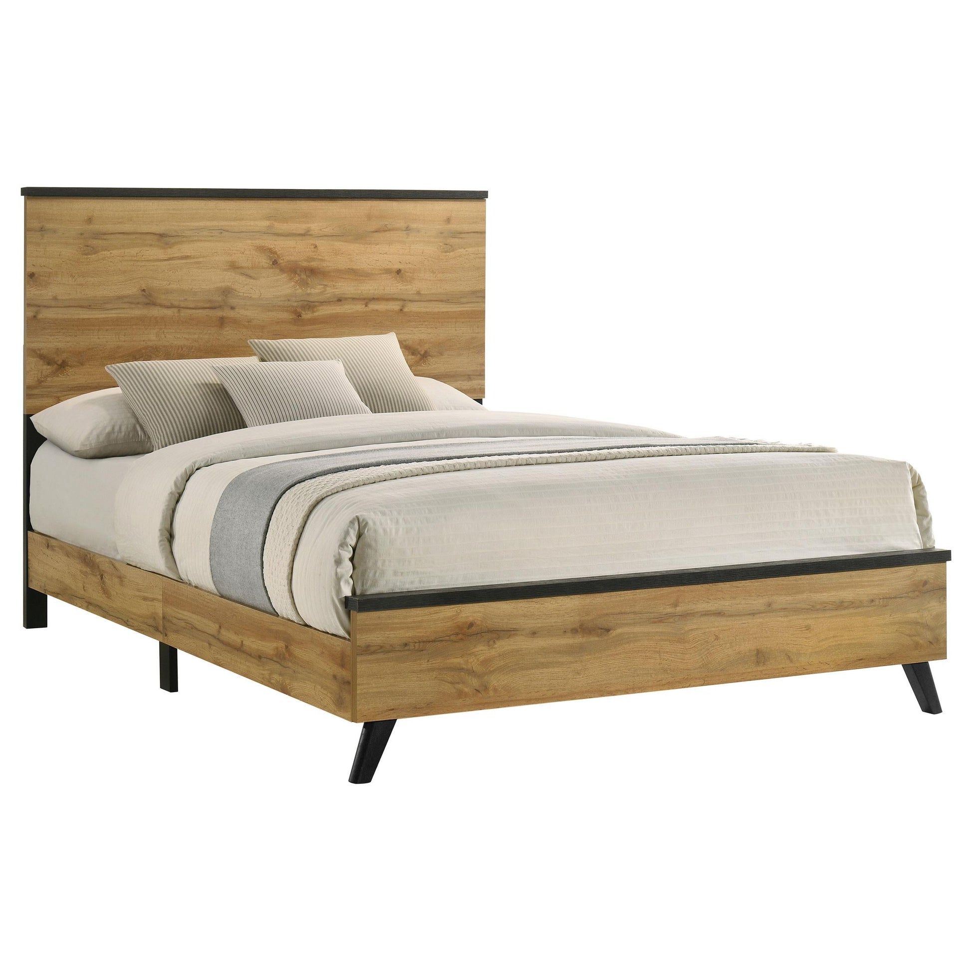 Kaywood Bed in Weathered Brown
