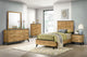 Kaywood Bed 5-Piece Set in Weathered Brown