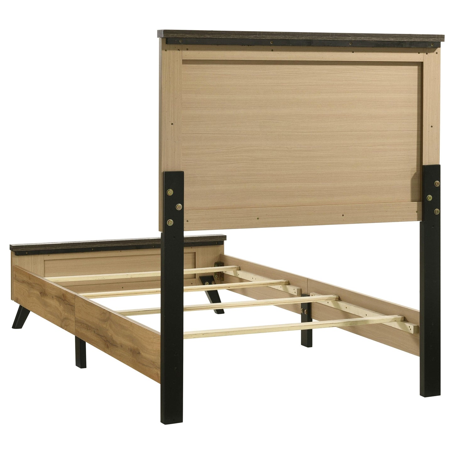 Kaywood Bed 5-Piece Set in Weathered Brown