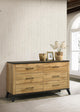 Kaywood Dresser in Weathered Brown - Coaster Furniture