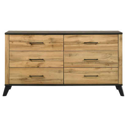 Kaywood Dresser in Weathered Brown - Coaster Furniture