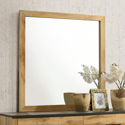 Kaywood Dresser Mirror in Weathered Brown - Coaster Furniture