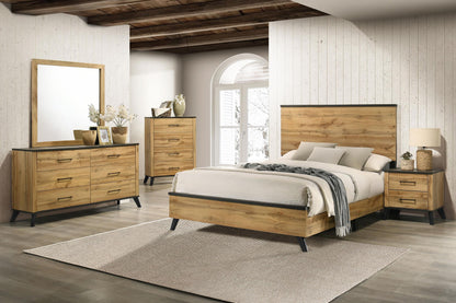 Kaywood Dresser Mirror in Weathered Brown - Coaster Furniture
