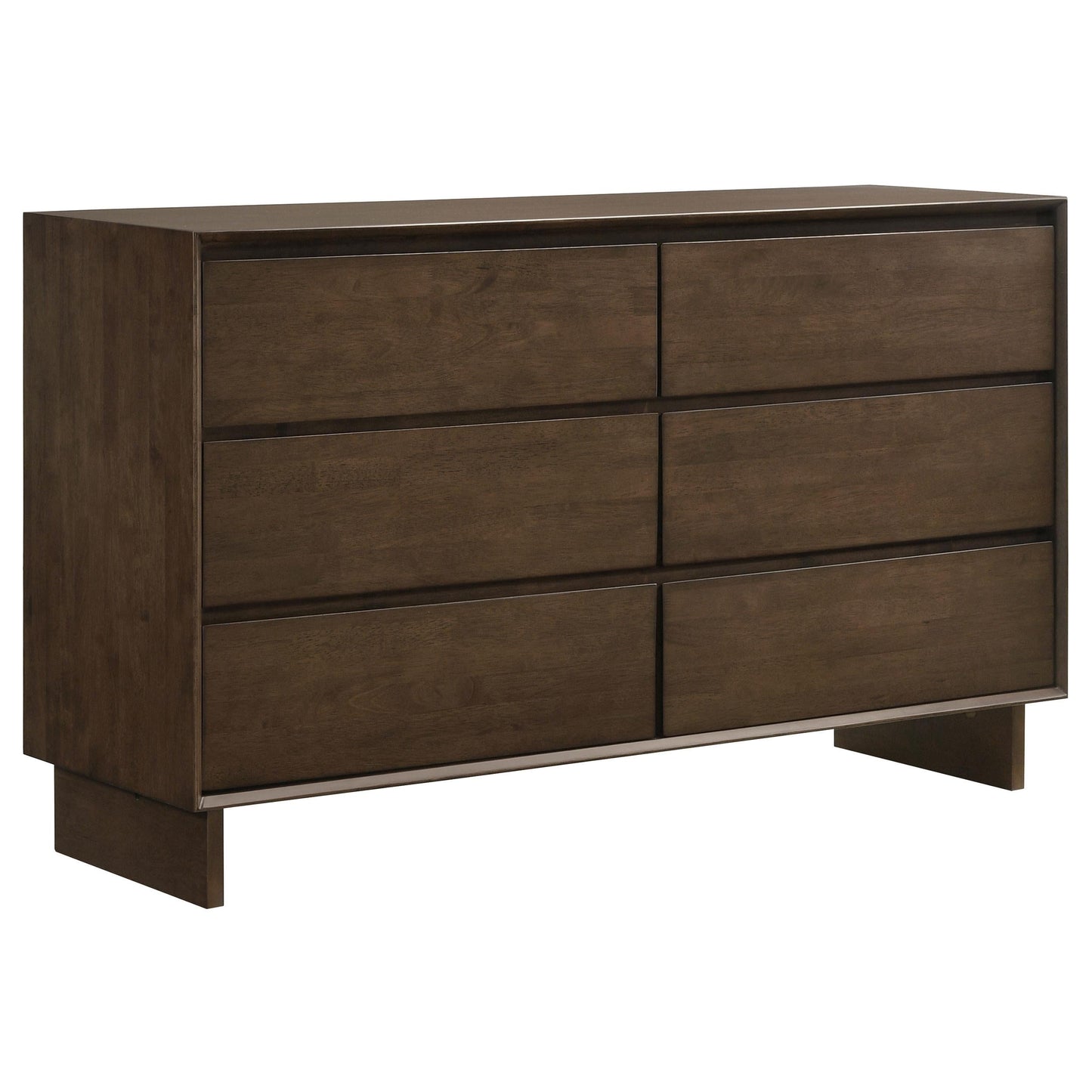 Glenwood Bed 5-Piece Set in Warm Brown
