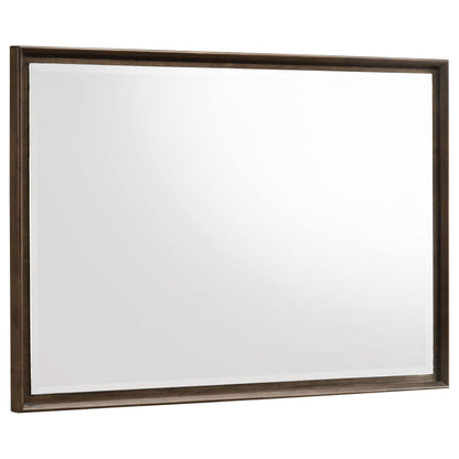 Glenwood Dresser Mirror in Warm Brown - Coaster Furniture
