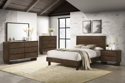 Glenwood Dresser Mirror in Warm Brown - Coaster Furniture