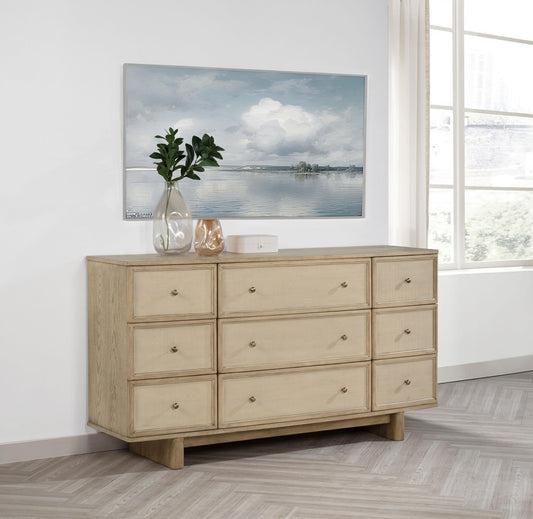 Kailani Dresser in Beige Oak - Coaster Furniture