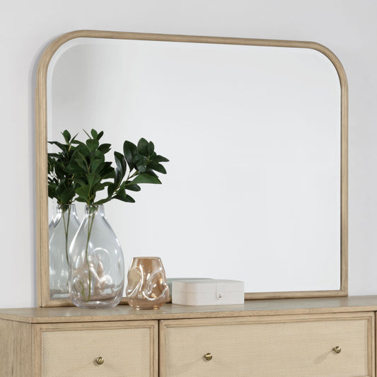 Kailani Dresser Mirror in Beige Oak - Coaster Furniture