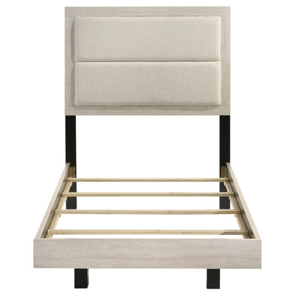 Trenton Bed in Rustic Cream